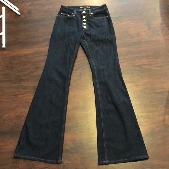 michael kors selma flare jeans